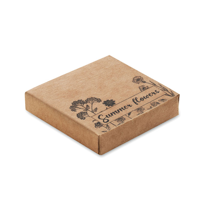 Flower seed disc with your logo