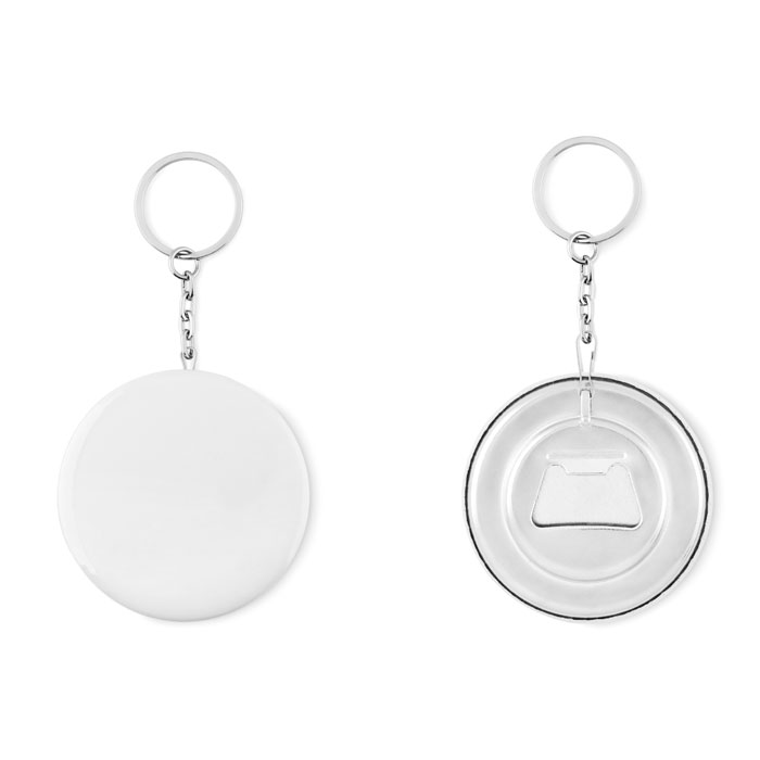 Key ring with bottle opener with logo printing