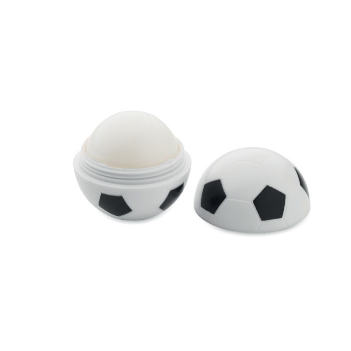 Football-shaped lip balm with your logo