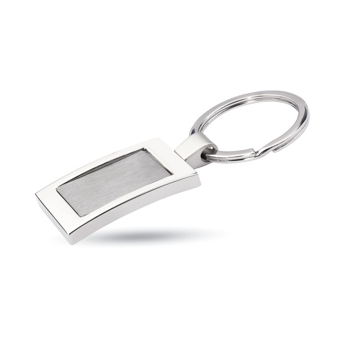 Metal key ring with logo printing