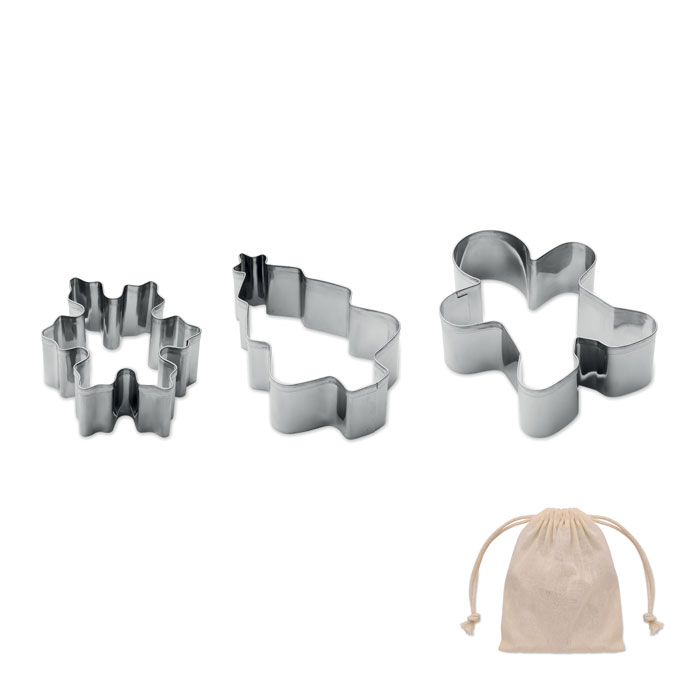 Christmas cookie cutter set with your logo