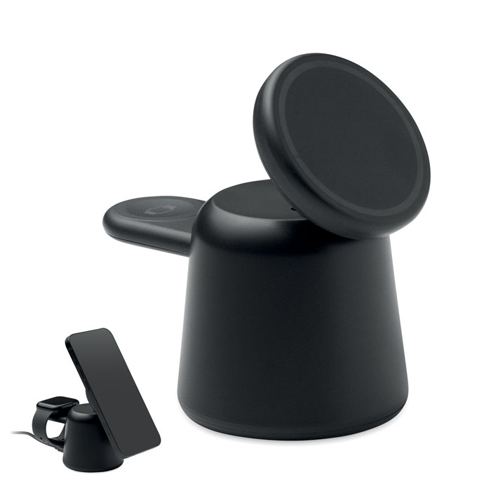 3-in-1 wireless charger 15W with your logo