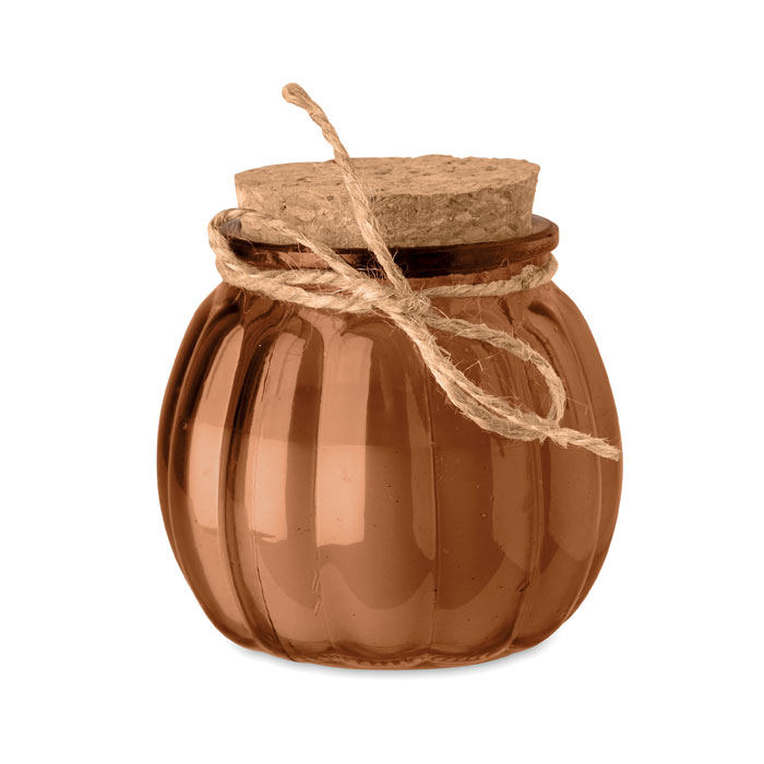 Vanilla plant-based wax candle with your logo