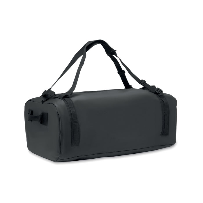 Travel tarpaulin duffle bag with logo printing