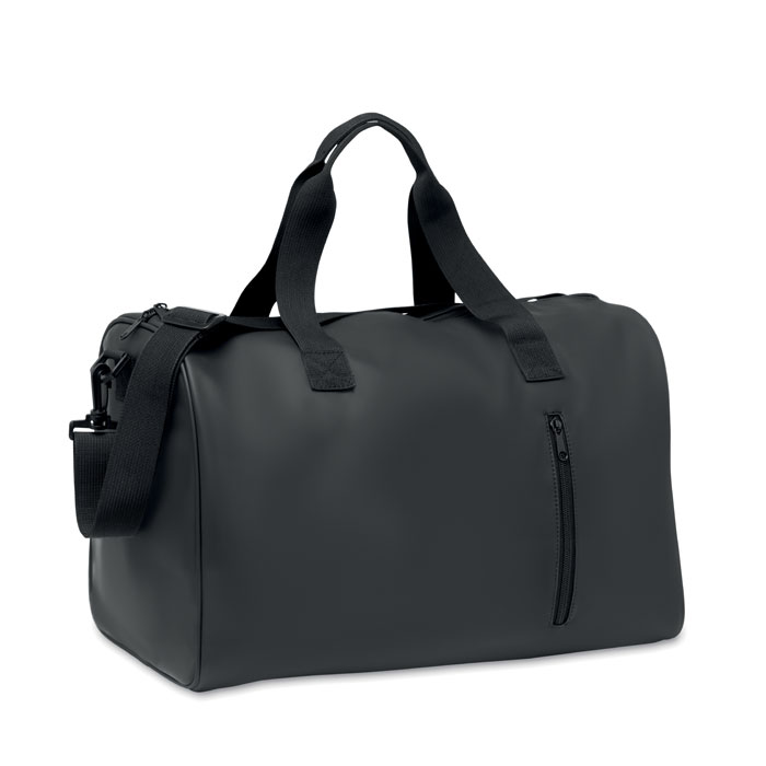Soft PU duffle bag with logo printing