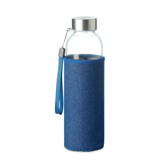 Glass bottle in pouch 500 ml with your logo
