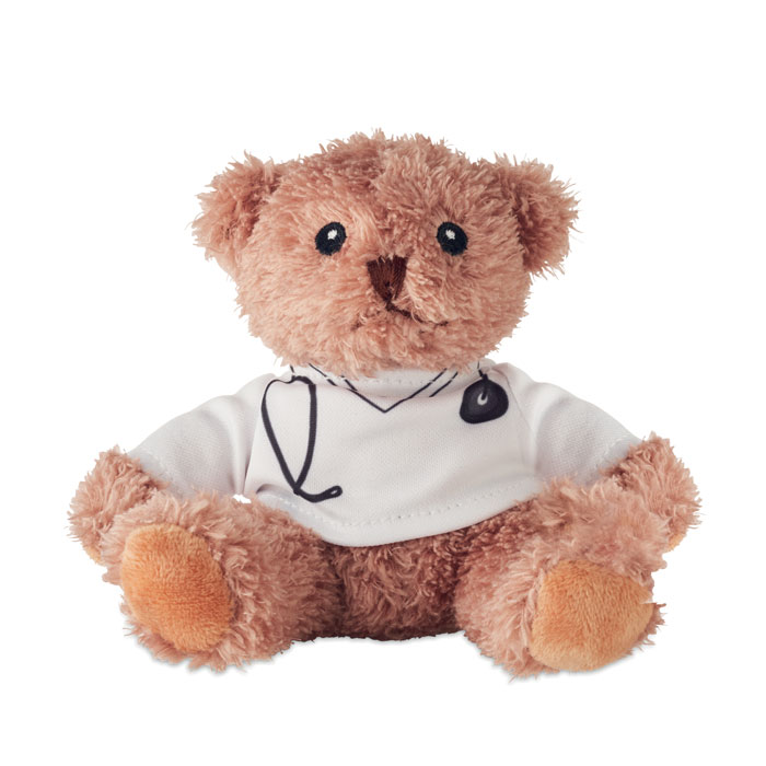 Teddy bear plush doctor with your logo