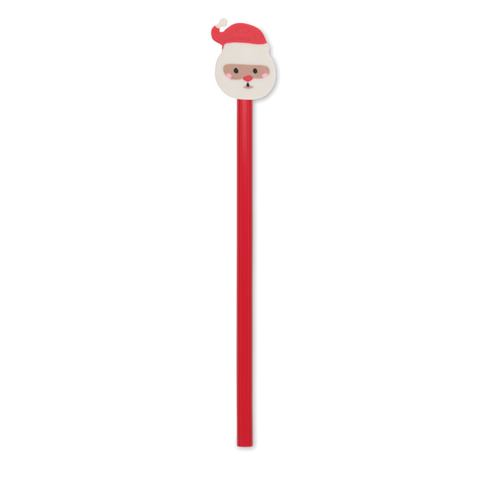 Christmas pencil with eraser with your logo