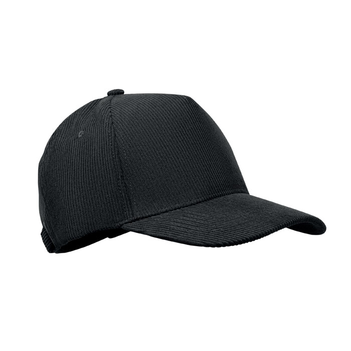 Corduroy 5-panel baseball cap with your logo