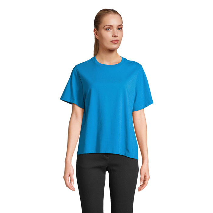 Women's organic t-shirt with your logo