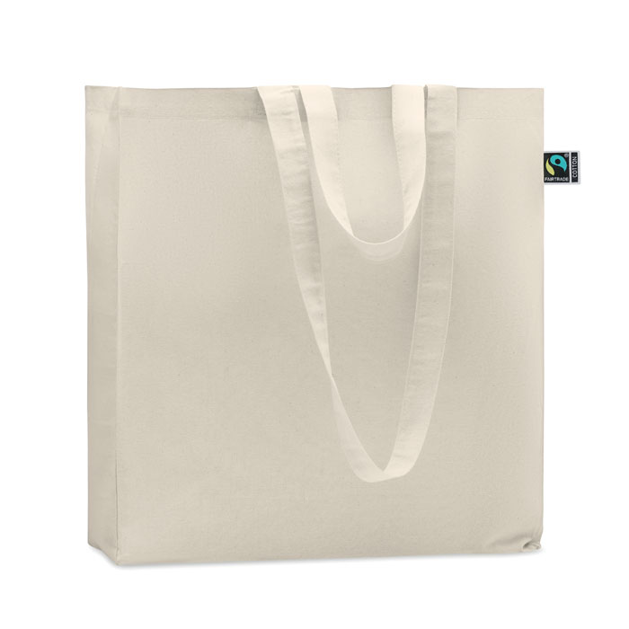 Fairtrade cotton shopping bag 180 gr/m² with your logo