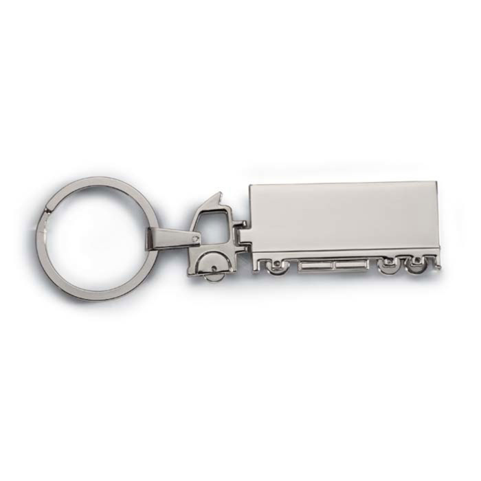 Truck metal key ring with logo printing