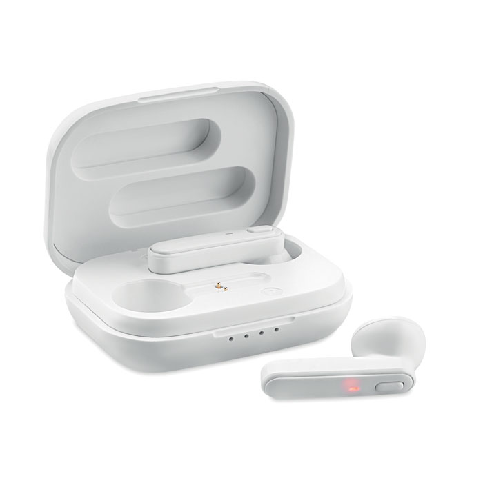 TWS earbuds with charging base with your logo