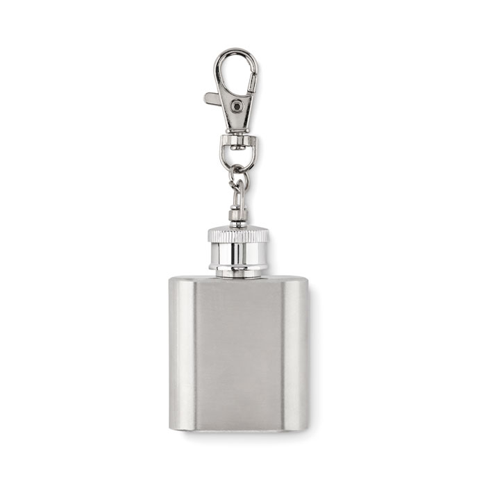 Hip flask key ring with your logo