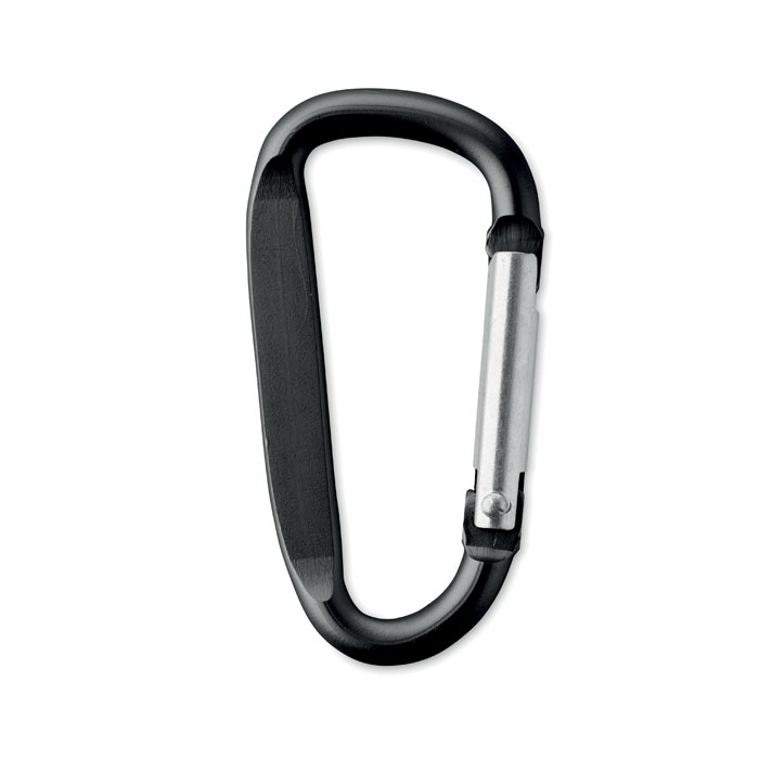 Carabiner clip in aluminium with logo printing