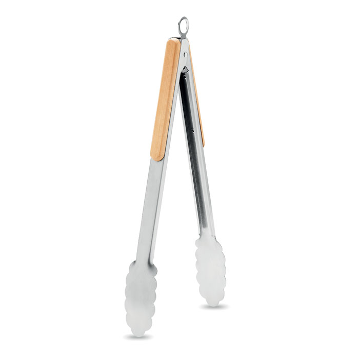 Stainless steel tongs with logo printing