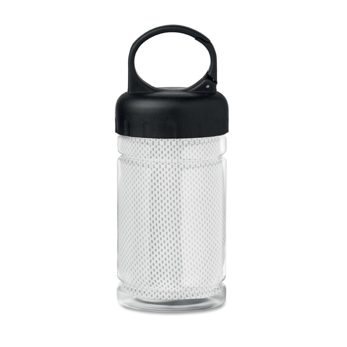 Cooling towel in PET bottle with your logo
