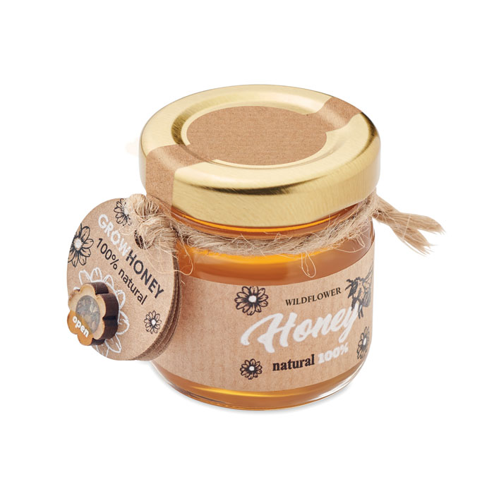 Wildflower honey jar 50 g with your logo