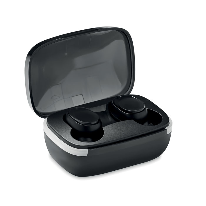 TWS earbuds with charging case with your logo