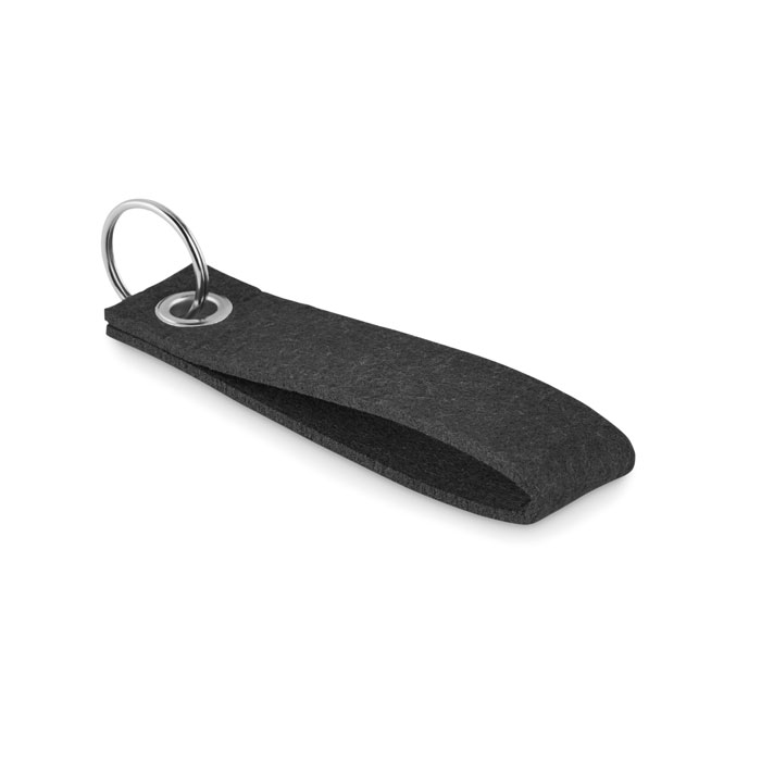 RPET felt key ring with logo printing