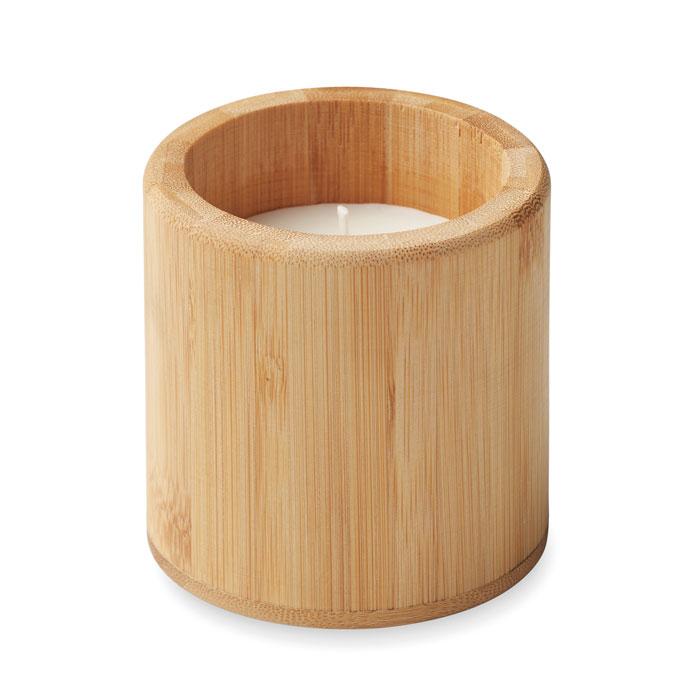 Plant-based wax candle 160 g with your logo