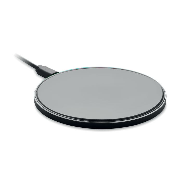 Glass wireless 10W charger with your logo