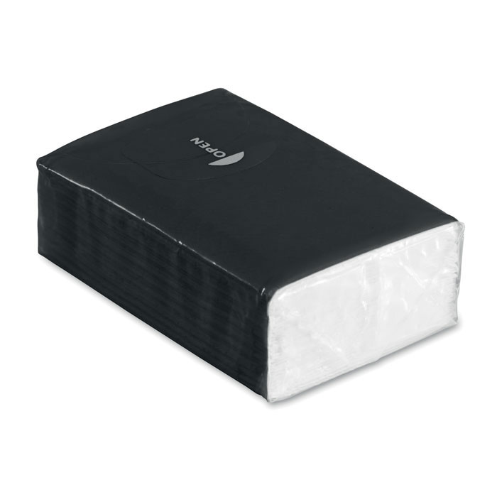 Mini tissues in packet with logo printing