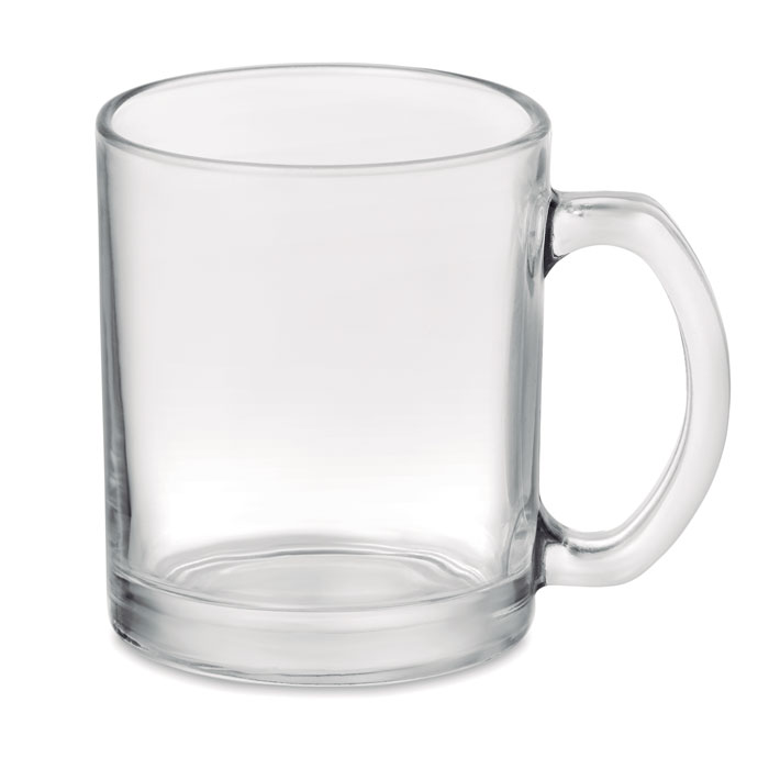 Gloss glass sublimation mug 300 ml with your logo