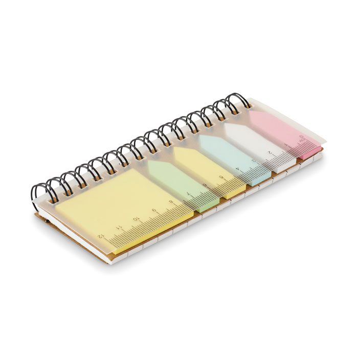 Memo pad in PP with logo printing