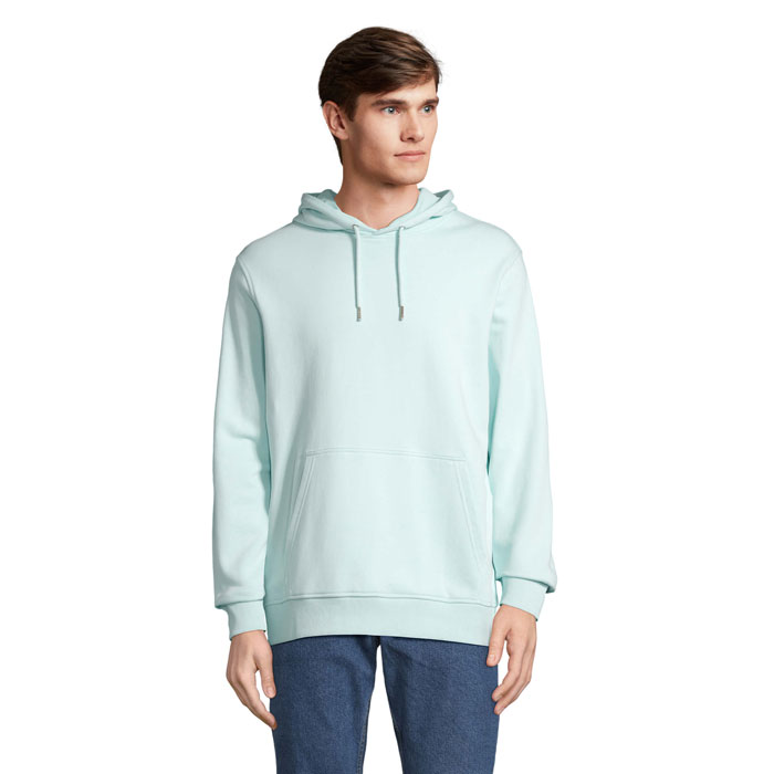 Organic hooded sweatshirt with your logo