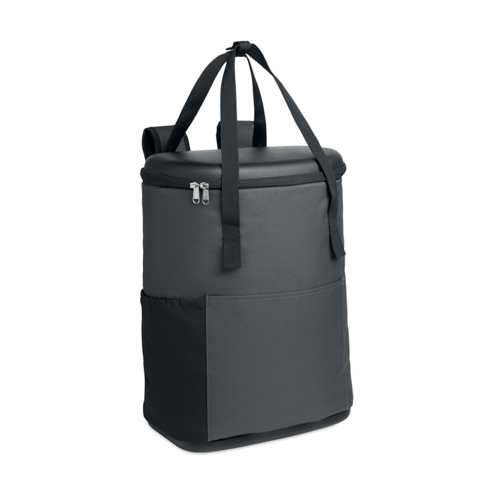 Cooler rucksack 600D RPET with logo printing