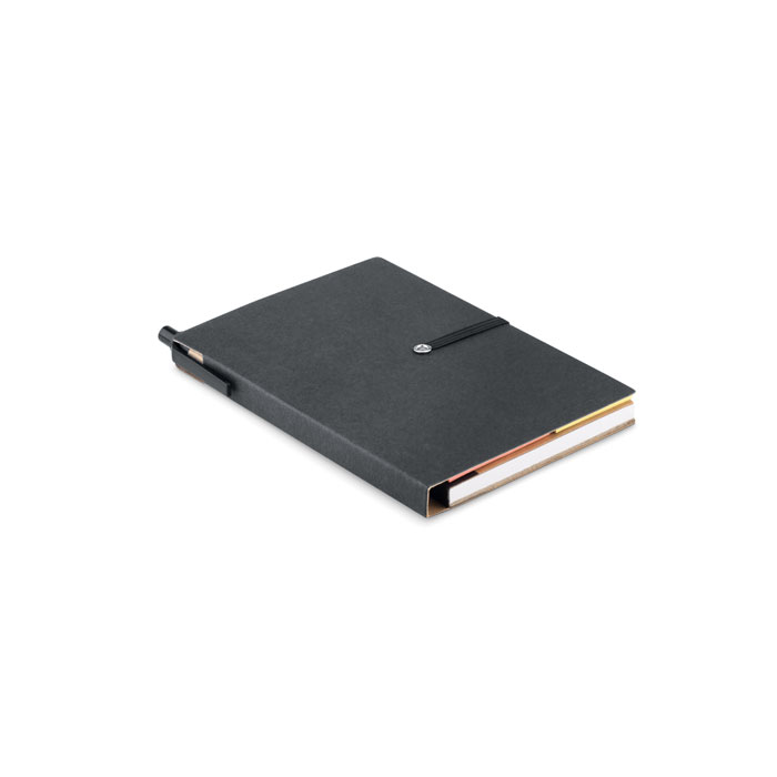 Notebook with pen and memo pad with your logo