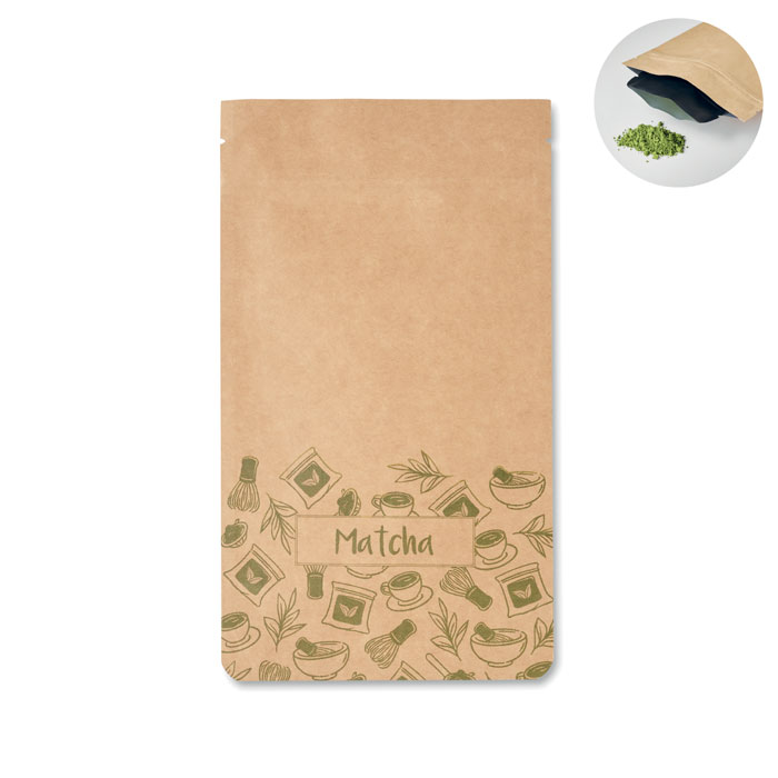 Green tea powder 10 g with your logo