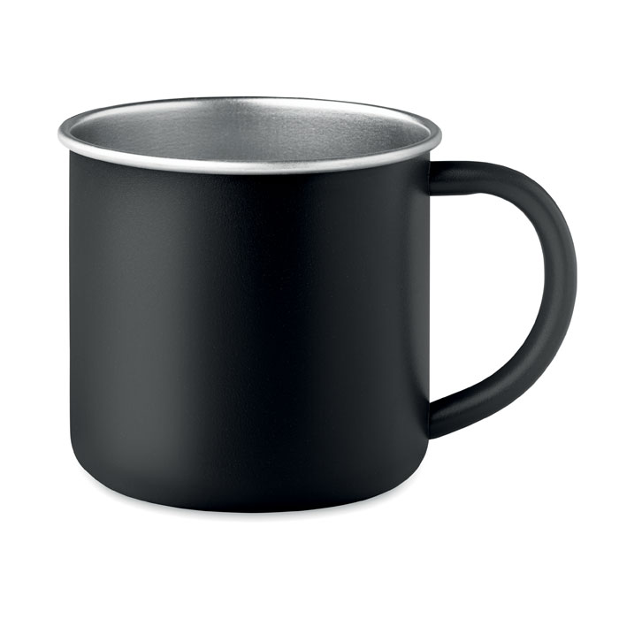 Recycled stainless steel mug with your logo