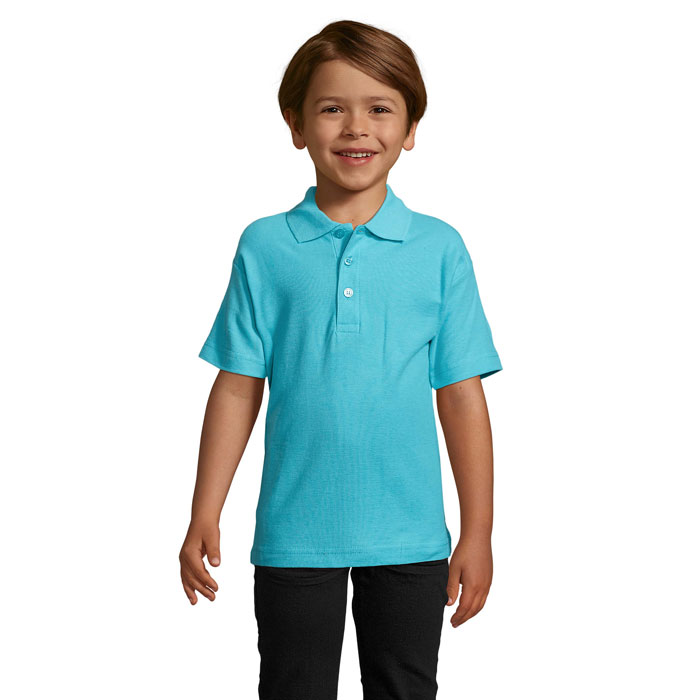 Kids' polo shirt 170g with your logo