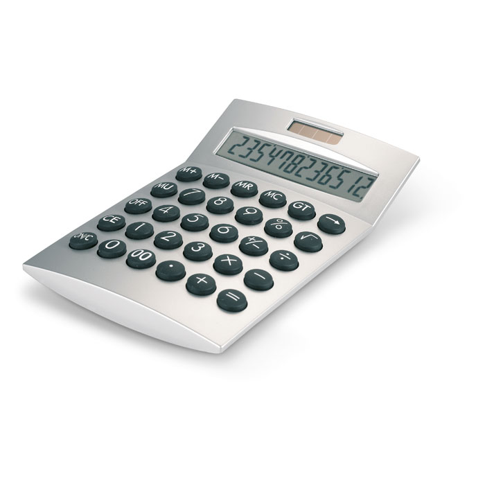 12-digit calculator with your logo