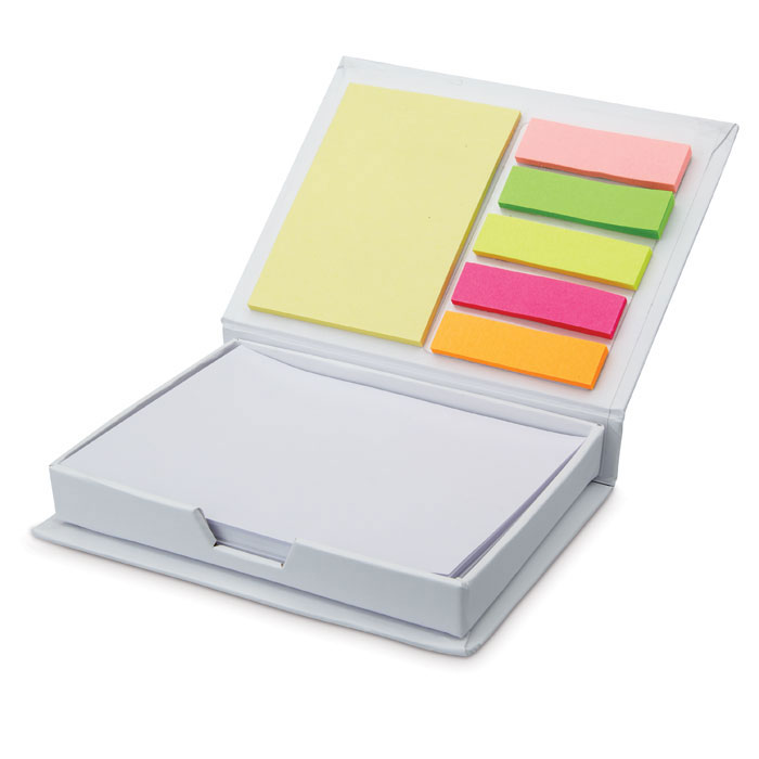Memo note pad dispenser with logo printing