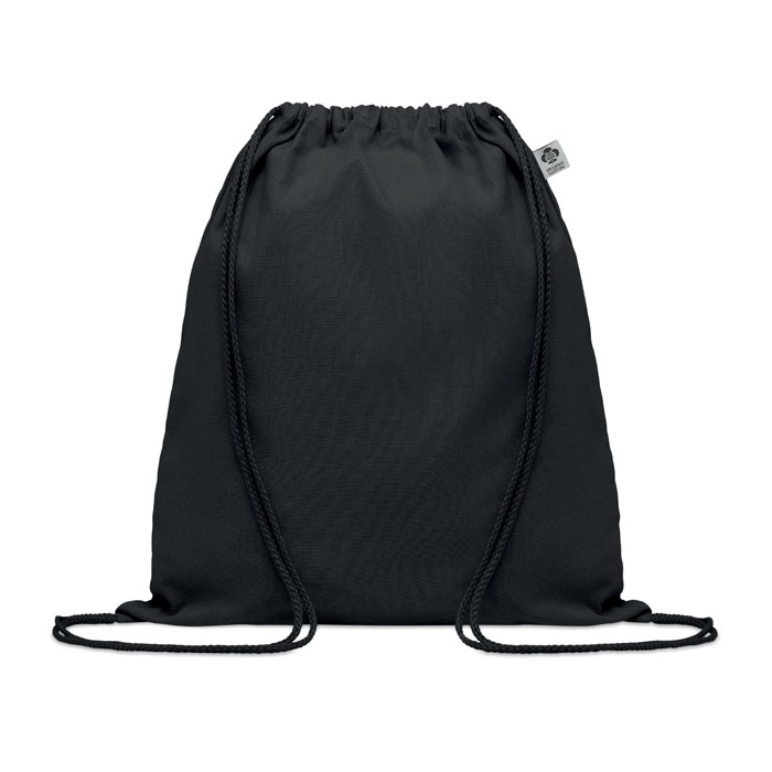 Organic cotton drawstring bag with your logo