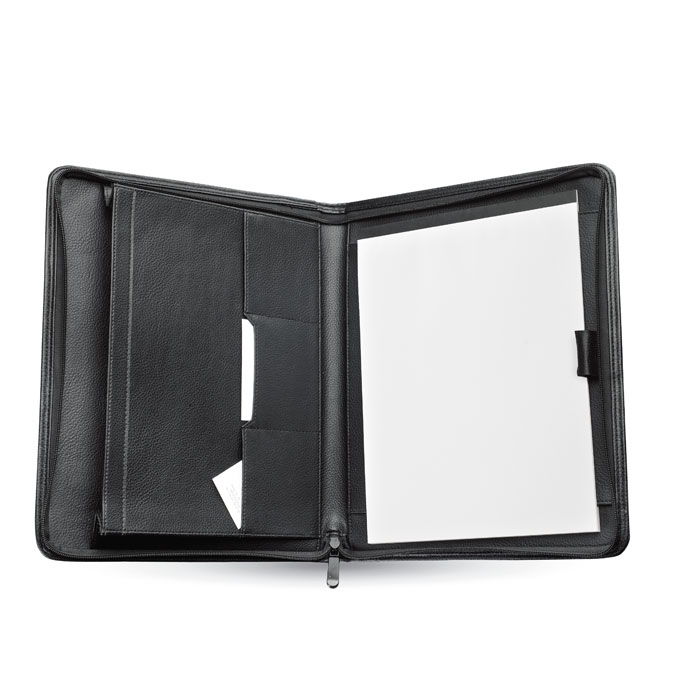 A4 bonded leather folder with your logo