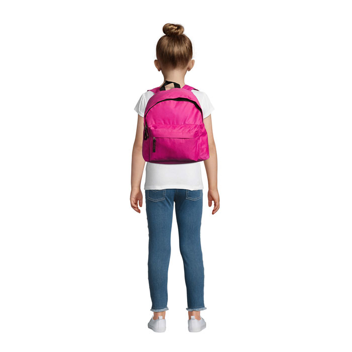 Kids' rucksack 600D with logo printing