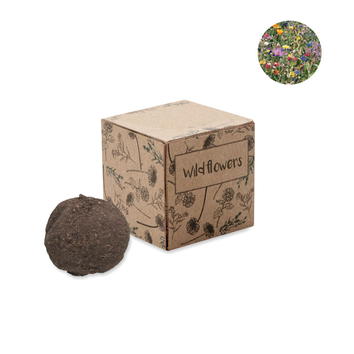 Seed ball growing kit with your logo