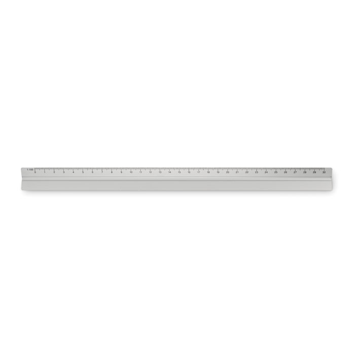30 cm aluminium scale ruler with your logo