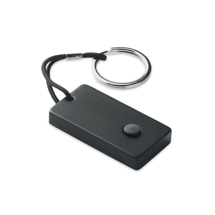 Key finder device in bamboo with logo printing