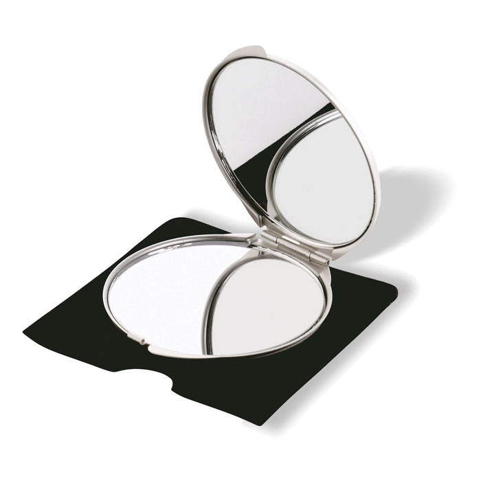 Make-up mirror with logo printing