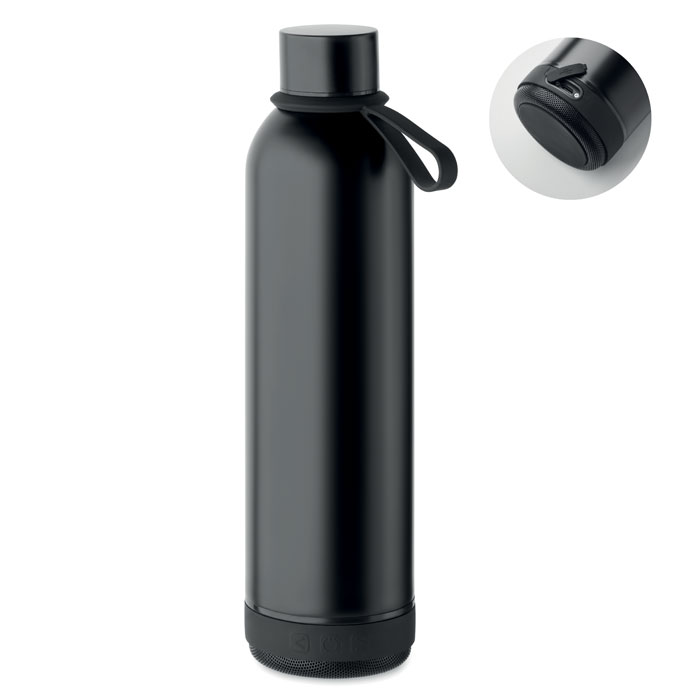 Double wall bottle 500 ml with speaker with your logo
