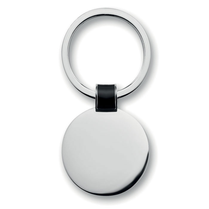 Round shaped key ring with logo printing