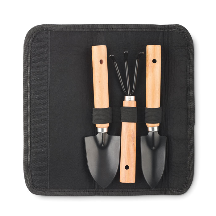 3 garden tools in RPET pouch with your logo