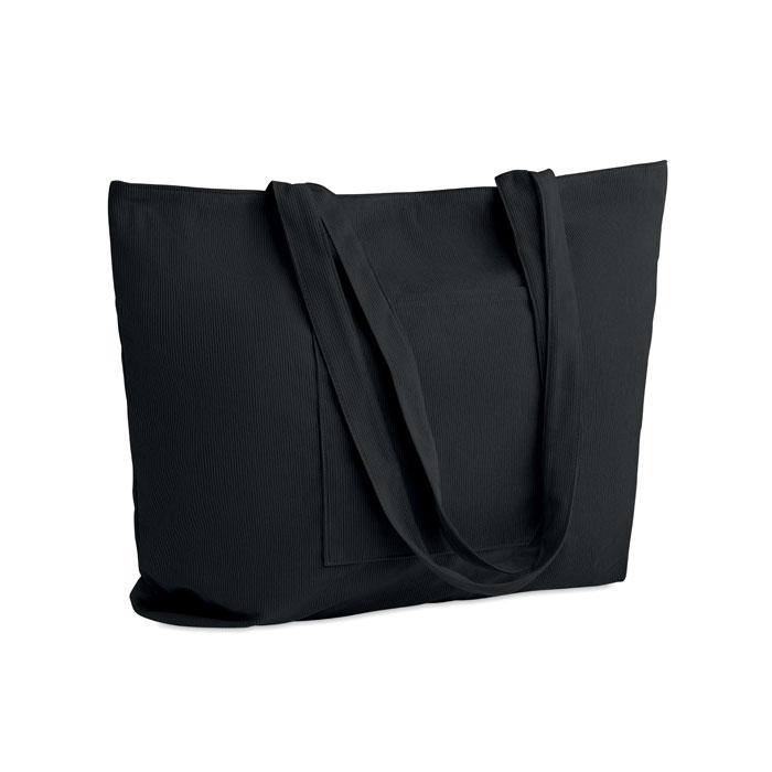 Corduroy large shopping bag with your logo
