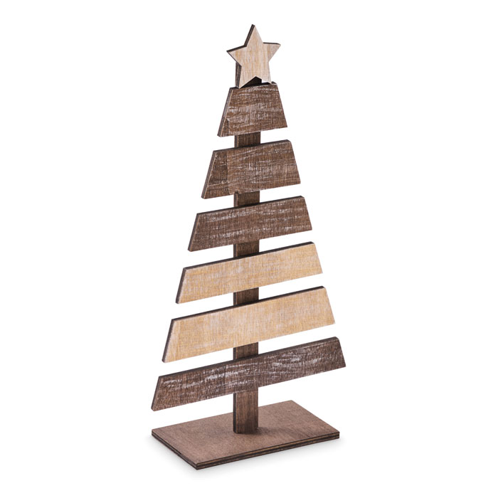 Wooden Christmas tree with your logo