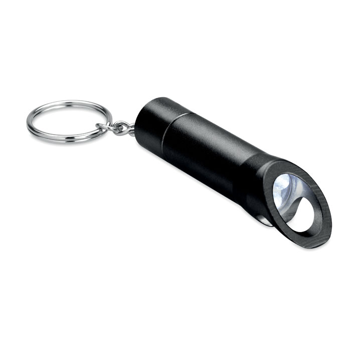 Metal torch key ring with logo printing
